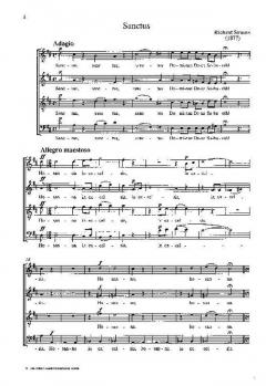 Vier Sätze einer Messe D-Dur op. AV. 31 von Richard Strauss (Download) 