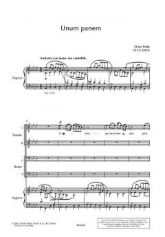 Unum panem von Nino Rota (Download) 