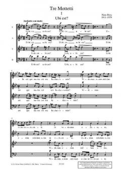 Tre Mottetti von Nino Rota (Download) 