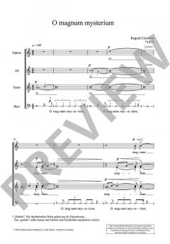 O magnum mysterium von Raquel Cristóbal (Download) 