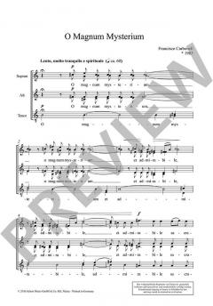 O magnum mysterium von Francisco José Carbonell (Download) 
