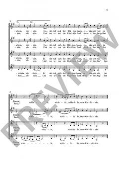 3 Schlaf- und Wiegenlieder von Heinrich Poos (Download) 