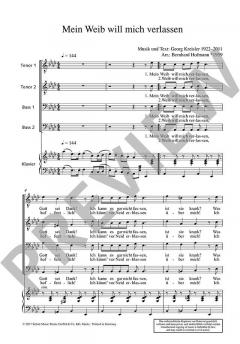 Mein Weib will mich verlassen von Georg Kreisler (Download) 