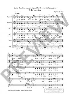 Ubi caritas von Enjott Schneider (Download) 