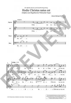 Hodie Christus natus est von Alwin Michael Schronen (Download) 