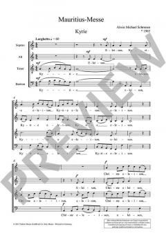 Mauritius-Messe von Alwin Michael Schronen (Download) 