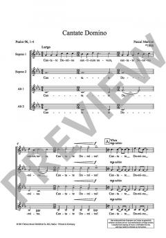 Cantate Domino von Pascal Martiné (Download) 