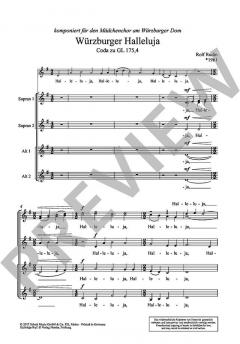 Würzburger Halleluja von Heinrich Rohr (Download) 