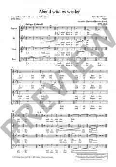 Abend wird es wieder von Peter Paul Förster (Download) 