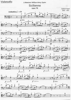 Sicilienne op. 78 von Gabriel Fauré (Download) 
