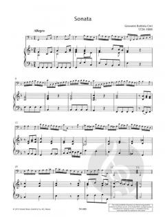 Sonata No. 3 F-Dur von Giovanni Battista Cirri (Download) 