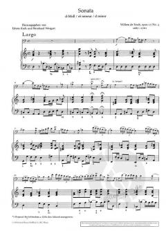 Sonata Nr. 4 d-Moll op. 13 von Willem de Fesch (Download) 