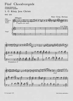 5 Choralvorspiele 