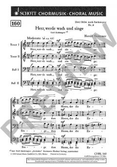 Herz, werde wach, und singe von Harald Genzmer (Download) 