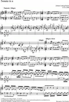 Sonata in a-Moll (Johann Ludwig Krebs) 