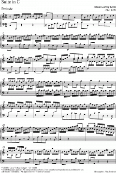 Suite in C-Dur (Johann Ludwig Krebs) 