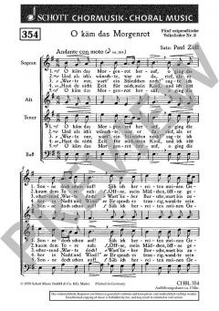 Fünf ostpreussische Volkslieder Nr. 3 von Paul Zoll (Download) 