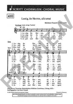 Lustig, ihr Herren, allzumal von Melchior Franck (Download) 