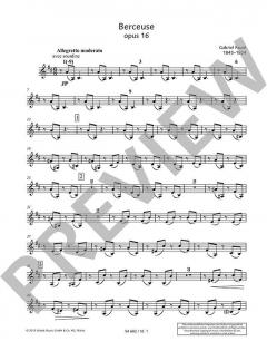 Berceuse D-Dur op. 16 von Gabriel Fauré (Download) 