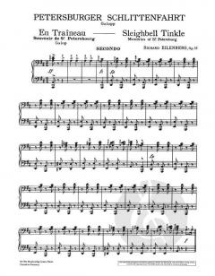 Petersburger Schlittenfahrt op. 57 von Richard Eilenberg 