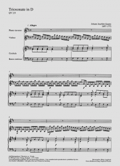 Triosonate in D-Dur QV2:9 (Johann Joachim Quantz) 