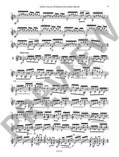 25 Etudes Mélodiques Progressives op. 60 von Matteo Carcassi 