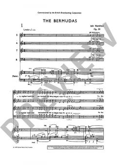 The Bermudas op. 33 von Iain Hamilton (Download) 