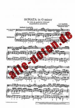 Sonate g-Moll von Georg Friedrich Händel (Download) 