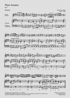 Locatelli: Three Sonatas op. 2 