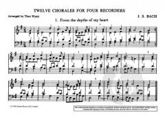 12 Choräle von Johann Sebastian Bach (Download) 