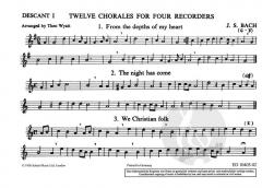 12 Choräle von Johann Sebastian Bach (Download) 
