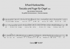 Toccata und Fuge von Erhard Karkoschka 