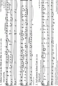 Merkel: Choralvorspiele zu Liedern des EG und des GL 