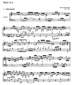 Suite in a-Moll (Dietrich Buxtehude) 