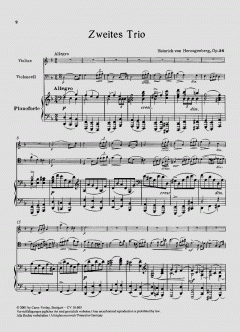 Klaviertrio Nr. 2 in d-Moll (Heinrich v. Herzogenberg) 