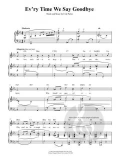 Ev'ry Time We Say Goodbye von Cole Porter 