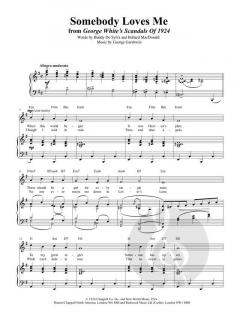 Somebody Loves Me von George Gershwin 