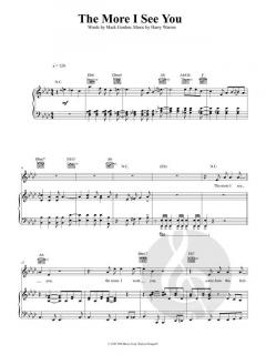 The More I See You von Harry Warren 