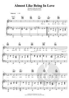Almost Like Being In Love von Frederick Loewe 