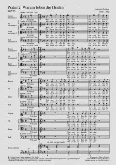 Warum toben die Heiden SWV23 (Heinrich Schütz) 