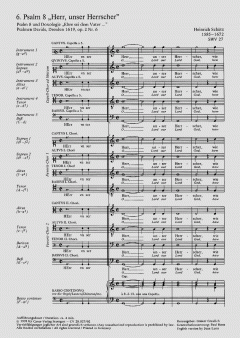 Herr, unser Herrscher SWV27 (Heinrich Schütz) 