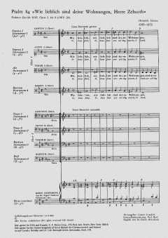 Wie lieblich sind deine Wohnungen (Download) 