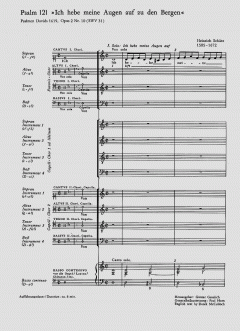 Ich hebe meine Augen auf zu den Bergen SWV 31 (op. 2 no. 10) (Download) 