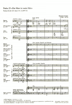 Der Herr ist mein Hirt SWV 33 (op. 2 no. 12) (Heinrich Schütz) 