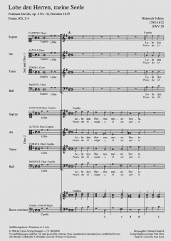 Lobe den Herren, meine Seele (Heinrich Schütz) 