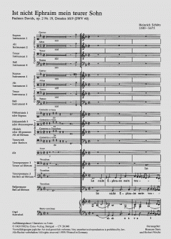 Ist nicht Ephraim mein teurer Sohn (Heinrich Schütz) 