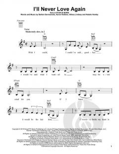 I'll Never Love Again von Lady Gaga 