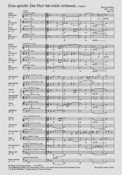 Zion spricht SWV 46 (op. 2 no. 25) (Heinrich Schütz) 