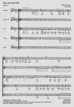 Das ist mir lieb SWV51 (Heinrich Schütz) 