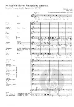 Musikalische Exequien I-III von Heinrich Schütz (Download) 